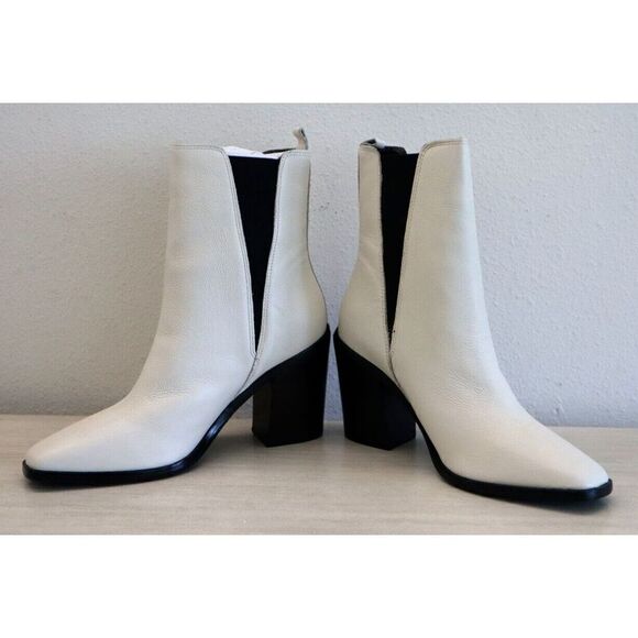 Marc Fisher LTD MLKRISTIE-150 Women Sz 9.5M Ivory Kristie High Heel Booties - Picture 5 of 12